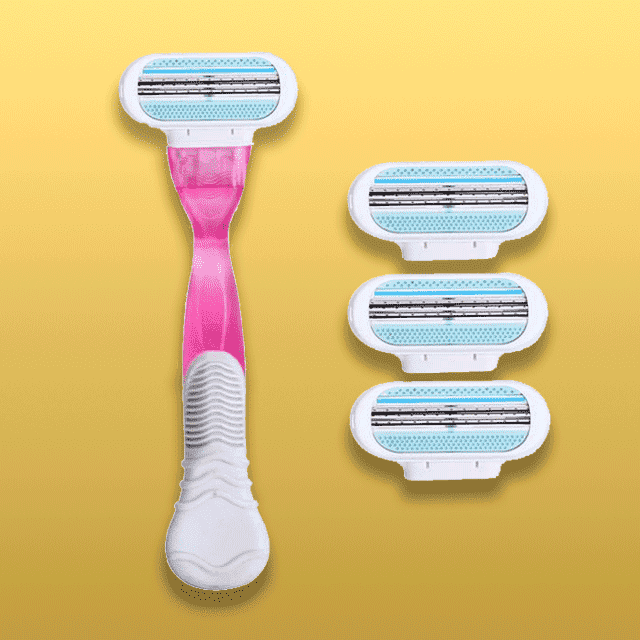 Replaceable Razor Head Women's Shaving Razor Razor AZDENT Industrial Co.,Ltd Store