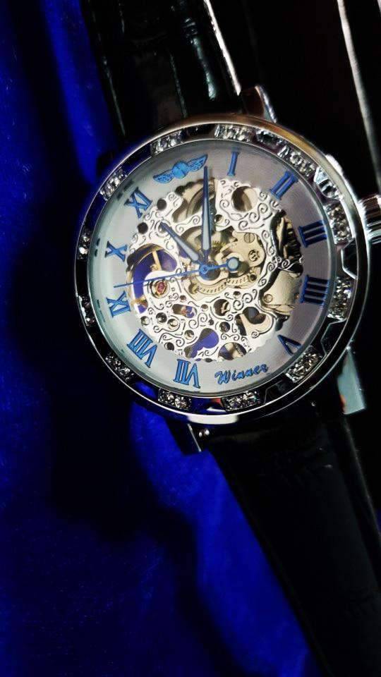 Retro Luminous Hands Fashion Diamond Men's Mechanical Watch Mechanical Watches GMT