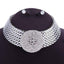 Rhinestone Clear Crystal Bridal Jewelry Sets For Women Bridal Jewelry Sets Carol Jewelry Silver