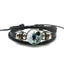Rinnegan Eyes Uchiha Uzumaki Clan Logo Leather Bracelet Wrap Bracelets ESSPOC JEWELLRY Store