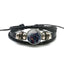 Rinnegan Eyes Uchiha Uzumaki Clan Logo Leather Bracelet Wrap Bracelets ESSPOC JEWELLRY Store