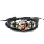 Rinnegan Eyes Uchiha Uzumaki Clan Logo Leather Bracelet Wrap Bracelets ESSPOC JEWELLRY Store