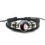 Rinnegan Eyes Uchiha Uzumaki Clan Logo Leather Bracelet Wrap Bracelets ESSPOC JEWELLRY Store