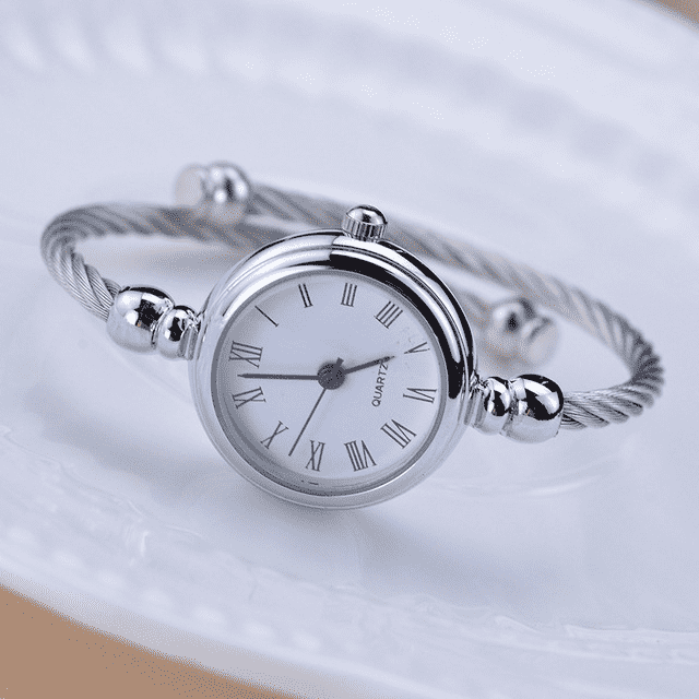 Roman Dial Retro Elegant Small Bracelet Watch For Women Women's Watches WILLIAN TELL store roma white