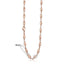 Rose Gold Curb Snail Necklace Chain Necklaces Trendsmax Official Store GN226 18inch 45cm
