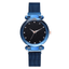 Rose Gold Mesh Magnet Buckle Casual Women’s Dress Watch Women's Watches 77 Fashion Blue