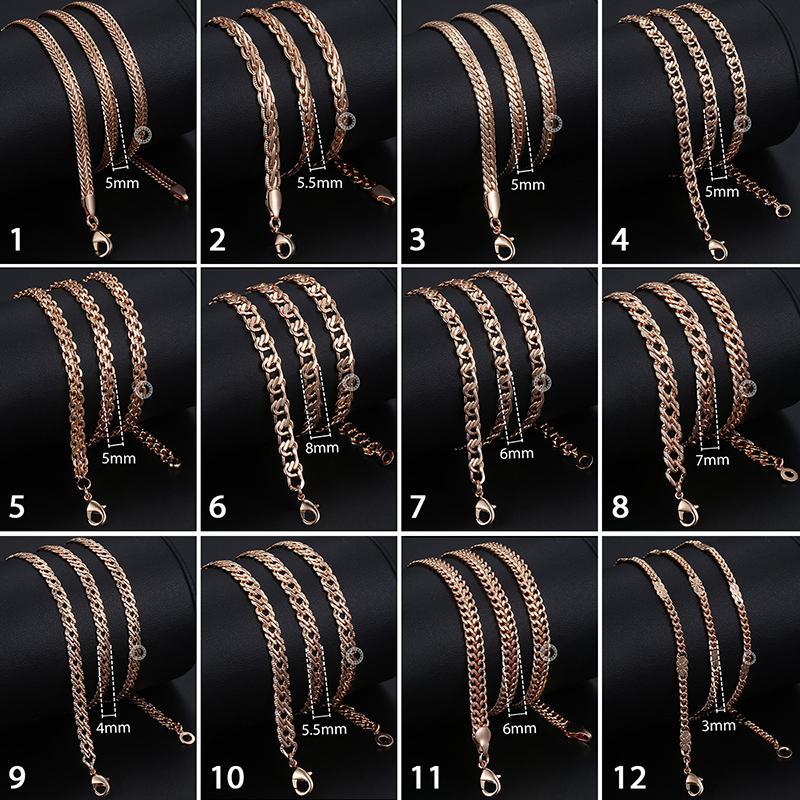 Rose Gold Personalize Necklace Chain Necklaces Trendsmax Official Store