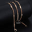 Rose Gold Personalize Necklace Chain Necklaces Trendsmax Official Store CN12 50cm 20inch