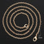 Rose Gold Personalize Necklace Chain Necklaces Trendsmax Official Store CN14 50cm 20inch