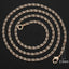 Rose Gold Personalize Necklace Chain Necklaces Trendsmax Official Store CN15 50cm 20inch