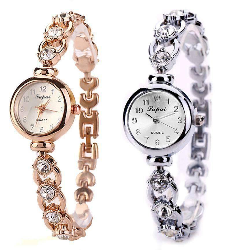 Rose Gold Rhinestones Vintage Women's Bracelet Watch Women's Watches Vannobi Store