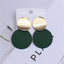 Round Metal Stud Earrings Stud Earrings wproduby Official Store