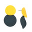 Round Metal Stud Earrings Stud Earrings wproduby Official Store gren