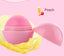 Round Plant Lip Care Products Candy Color Moisturizing Lip Balm Lip Balm Easy Product Easy Life pink