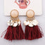 Round Resin Dangle Drop Earrings Drop Earrings Zoeber One Store