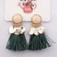 Round Resin Dangle Drop Earrings Drop Earrings Zoeber One Store