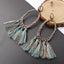 Round Resin Dangle Drop Earrings Drop Earrings Zoeber One Store blue mix 1