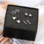 Round Triangle Shaped Stud Earrings Stud Earrings Ana su Store