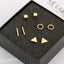 Round Triangle Shaped Stud Earrings Stud Earrings Ana su Store