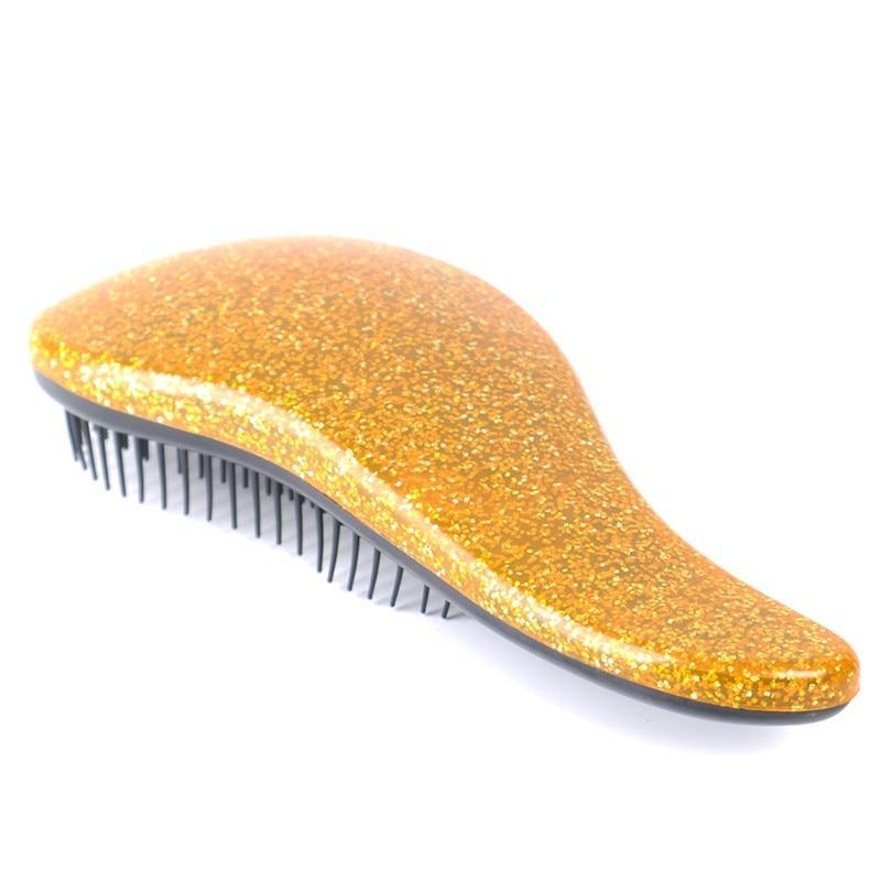 Salon Styling Glitter Handle Detangling Hair Brush Combs Jane@ Store
