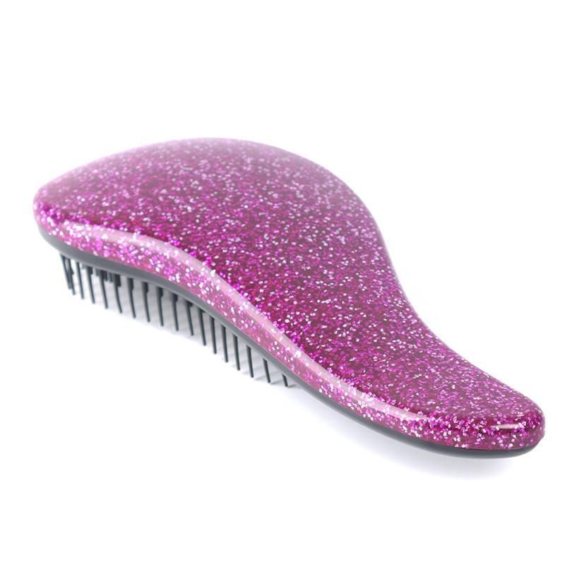 Salon Styling Glitter Handle Detangling Hair Brush Combs Jane@ Store