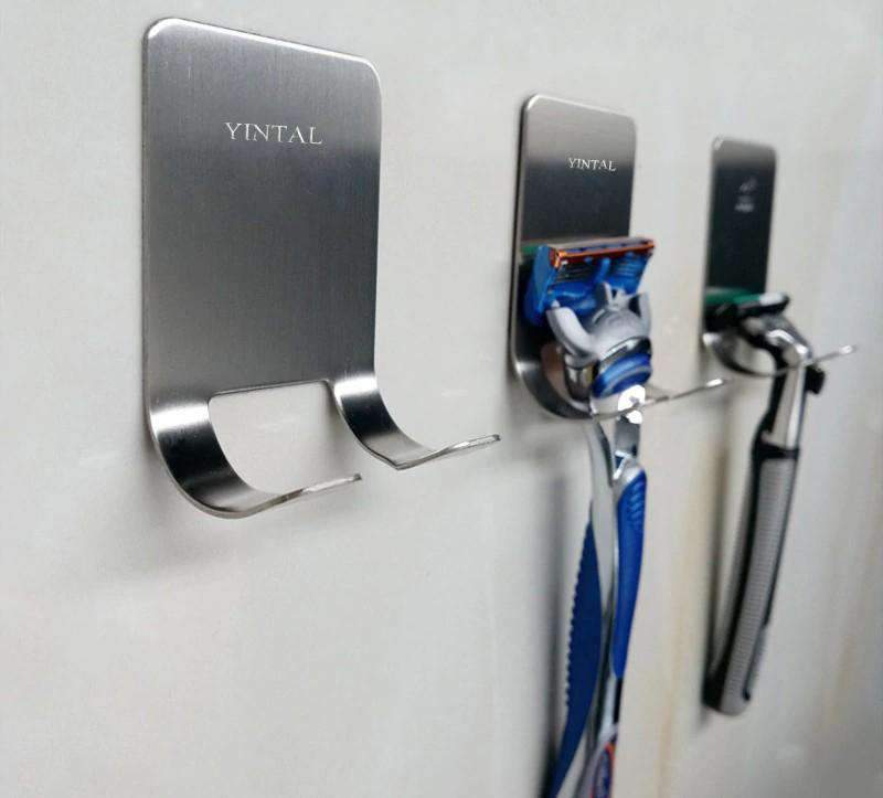 Shaver Shelf 304 Stainless Steel Men's Shaving Razor Holder Razor YINTAL Official Store