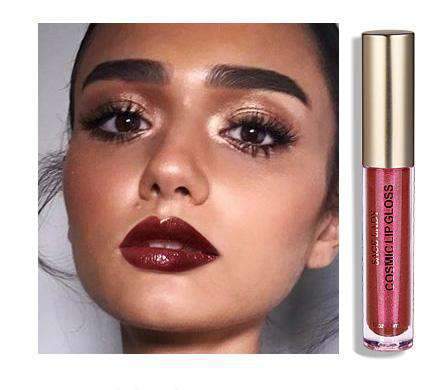 Shimmer Lipstick Makeup Pomade Glitter Lip Gloss Lip Gloss SACE LADY Official Store 01 Fuchsia