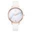 Shock Resistant Leather Quartz Strap Watch Women's Watches shengke Official Store