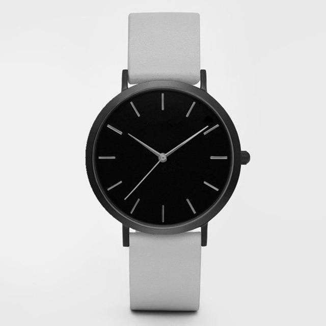 Shock ResistantSimple Fashion Quartz Wristwatch Women's Watches Yovone Store grey black