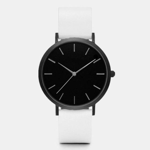 Shock ResistantSimple Fashion Quartz Wristwatch Women's Watches Yovone Store white black