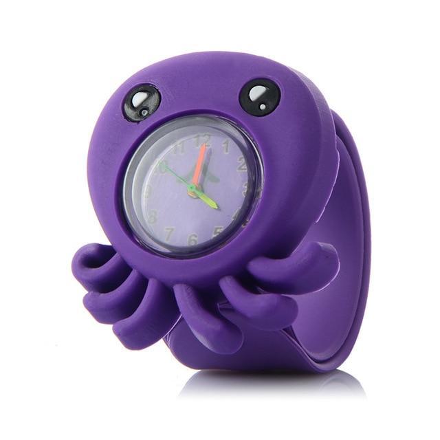 Silicone 3D Animal Children's Watches Children's Watches XIAO GONG ZHUER Store Cuttlefish
