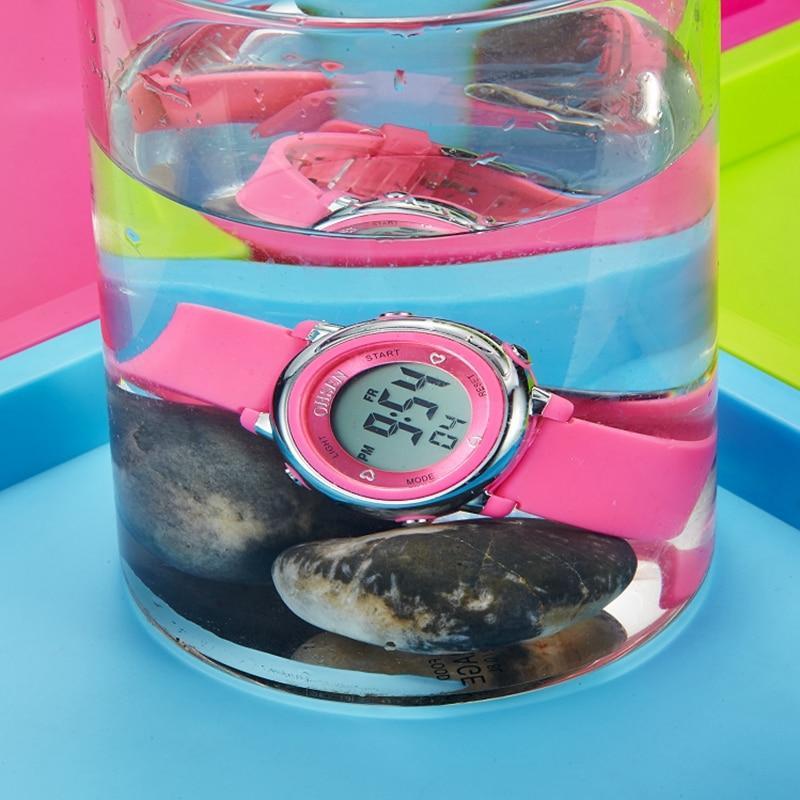 Silicone Digital Child Watches Children's Watches JinYu Watch Store