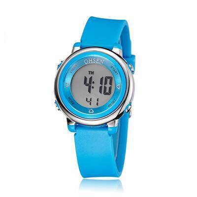 Silicone Digital Child Watches Children's Watches JinYu Watch Store Blue