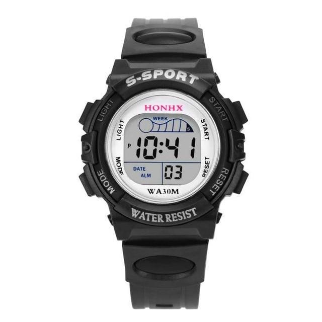 Silicone LED Digital Children Watches Children's Watches Shenzhen Sunshine Wholesale Co.,Ltd Black