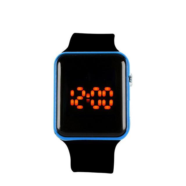 Silicone LED Sports Wristwatch Digital Watches Make a difference today Store Blue
