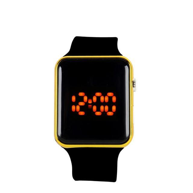 Silicone LED Sports Wristwatch Digital Watches Make a difference today Store Gold