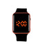 Silicone LED Sports Wristwatch Digital Watches Make a difference today Store Red