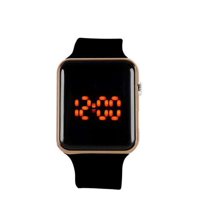 Silicone LED Sports Wristwatch Digital Watches Make a difference today Store Rose Gold