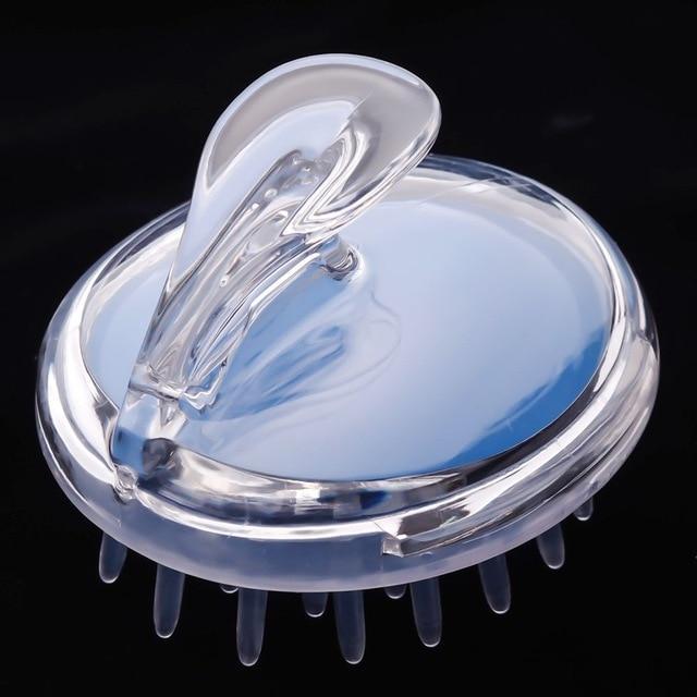 Silicone Spa Massage Body Shampoo Hair Brush Combs Jane@ Store Blue