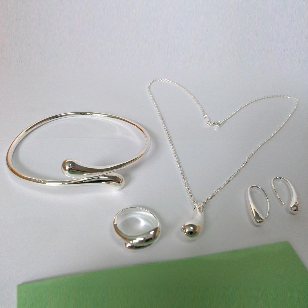 Silver Bridal Jewelry Sets Bridal Jewelry Sets GNIMEGIL Official Store