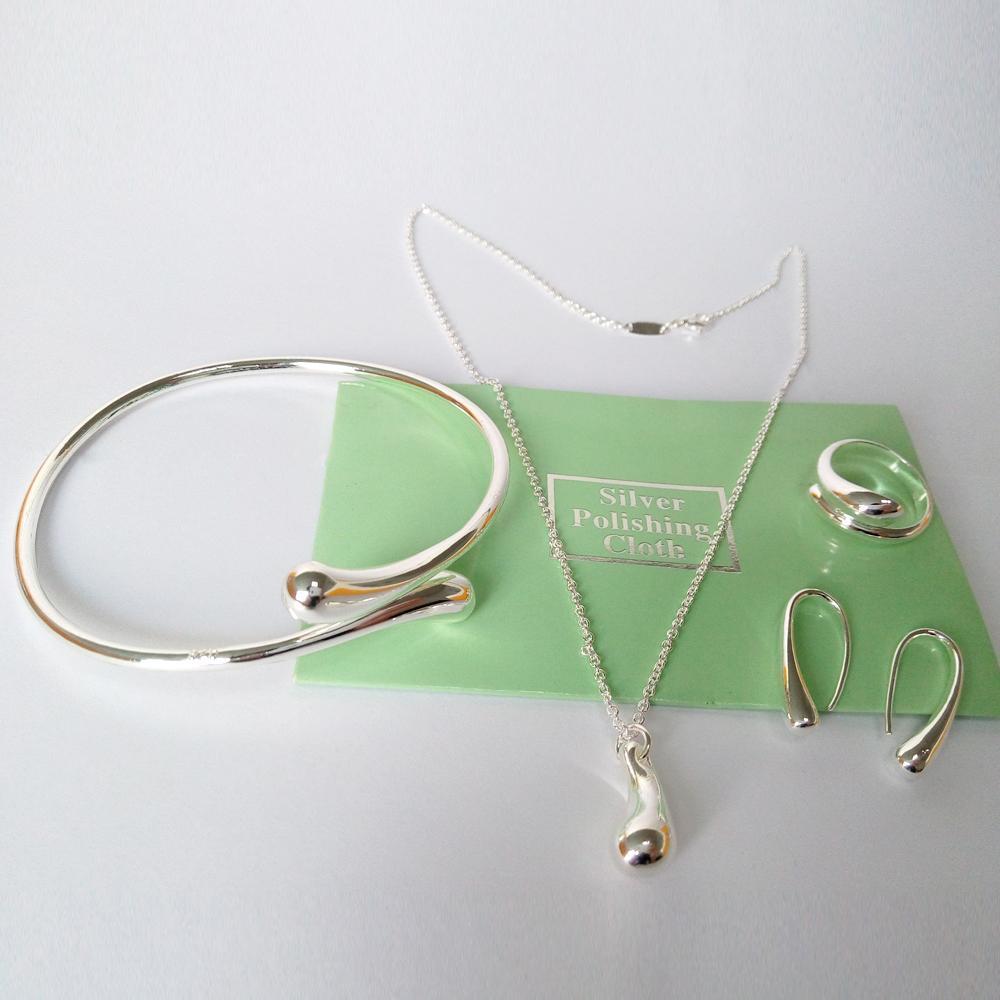 Silver Bridal Jewelry Sets Bridal Jewelry Sets GNIMEGIL Official Store
