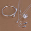 Silver Bridal Jewelry Sets Bridal Jewelry Sets GNIMEGIL Official Store