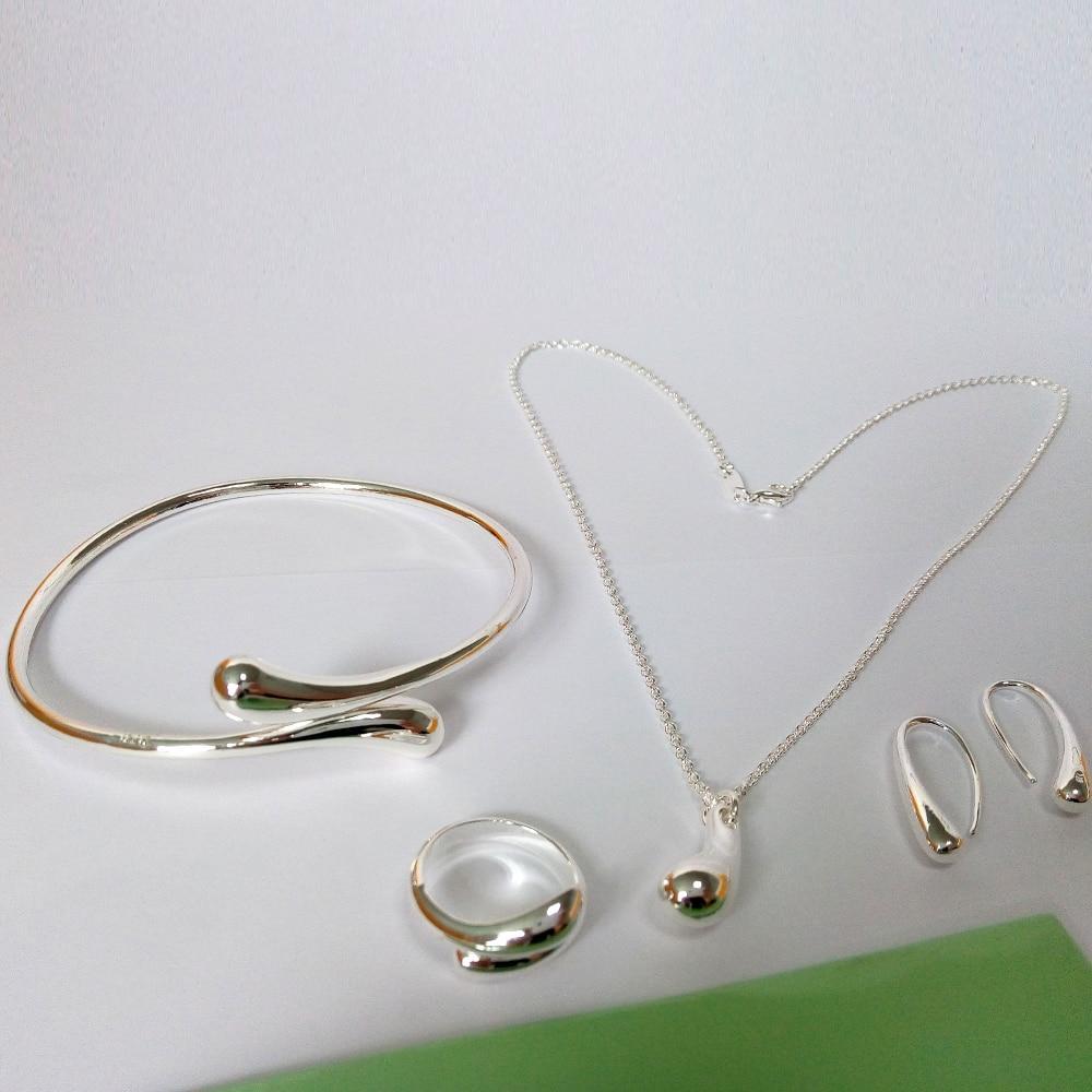 Silver Bridal Jewelry Sets Bridal Jewelry Sets GNIMEGIL Official Store