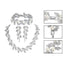 Silver Gold Simulated Pearl Jewelry Sets Bridal Jewelry Sets mecresh Official Store