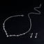 Silver Plated Crystal Choker Jewelry Sets Bridal Jewelry Sets TREAZY Official Store