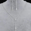 Silver Plated Drop Crystal Bridal Jewelry Sets For Women Bridal Jewelry Sets TREAZY Official Store