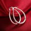 Silver Plated Elegant Earrings Hoop Earrings SuperJewelry Store