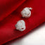 Silver Plated Tennis Net Stud Earrings Stud Earrings S925Jewelry Store