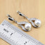 Silver White Pearls Beads Jewelry Sets Bridal Jewelry Sets Jack Fashion Jewelry
