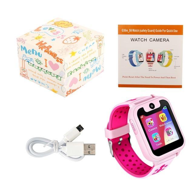 SIM Supported Baby Tracking Watches Smart Watches smartwatch dropshipping Store Pink